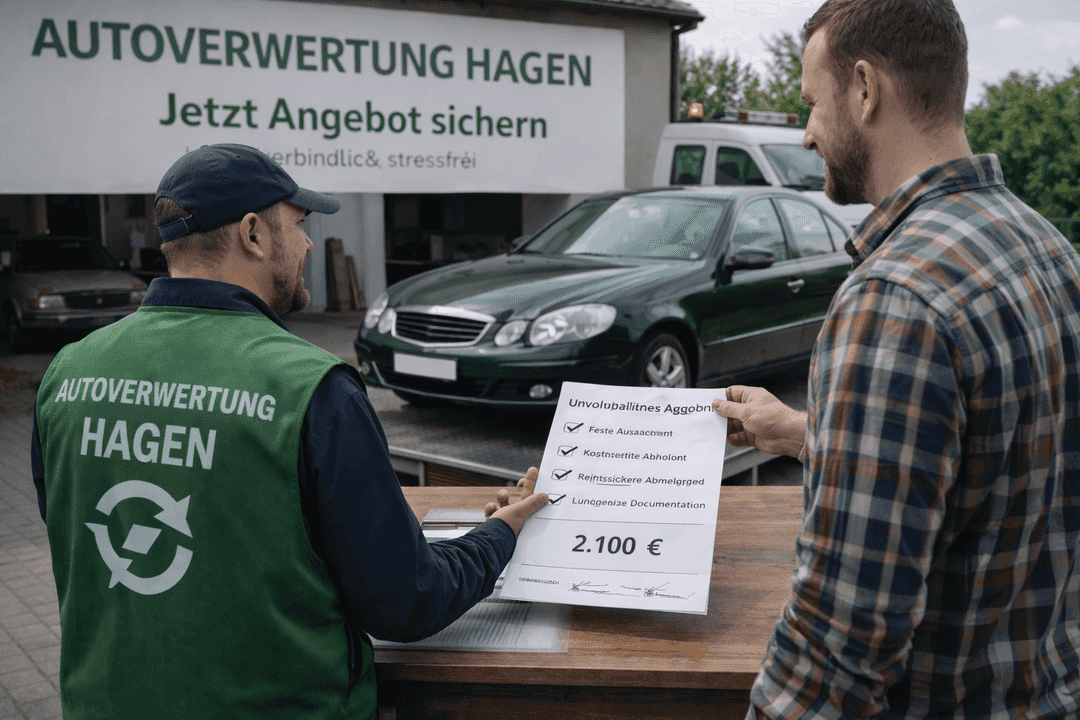 Jetzt Angebot sichern – Ihr direkter Einstieg in die Autoverwertung Remscheid